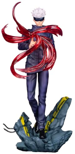 Jilijia Gojo Satoru Figur Anime Gojo Satoru Stehende Position Modell PVC Karikatur Figur Statue Desktop Ornamente Sammelobjekte Geschenke 30CM