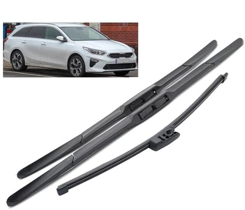 Scheibenwischer Für KIA Cee'd Ceed XCeed CD 2018-2023 Wischer Vorne Und Hinten Wischer Blades Set Kit Windschutzscheibe Windschutz Fenster 26 +16 + 12