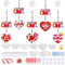 TGFIX 16 Stück Oma Bastelset Kinder Oma Sonnenfänger zum Basteln DIY OMA Weihnachten Geschenke Kreativset Oma Geschenk Bastelhandwerk für Weihnachten Geburtstag Muttertag