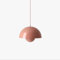 SXYSXYSXY Modern Nordic Hängelampe Nachttisch Pendelleuchte Minimalismus Esszimmerlampe Hängeleuchten Deckenleuchte E27 Für Schlafzimmer Wohnzimmer Ø23*16cm,Rosa, 65833037-PINK