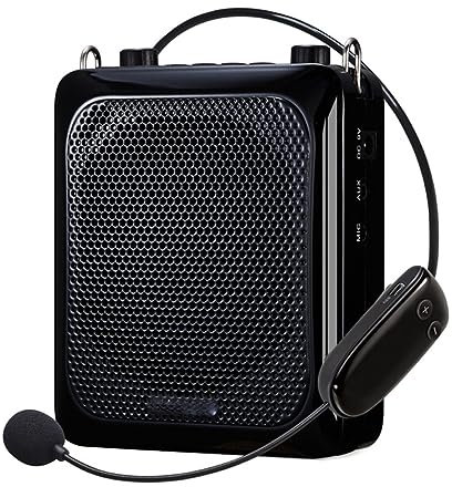 Tragbarer Sprachverstärker für Lehrer, S28, 4000 mAh Akku, Lautsprecher mit Mikrofon, Echo, AUX-Aufnahme (Farbe: D, Größe: 123 x 99 x 48 mm) (E 123 x 99 x 48 mm)