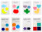 Newplenty 780 Stück Haftstreifen Haftnotizen,8 Formen Transparente Sticky Notes Book Tabs Klebezettel Klein Index Tabs Haftmarker Page Marker Pastell Notizzettel Bücher Zubehör (780)