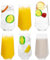 Eden & Willow Geometric Diamond Highball Water Drinking Glasses, 500ml, Ideal for Cocktails and Cold Beverages (Set of 6)