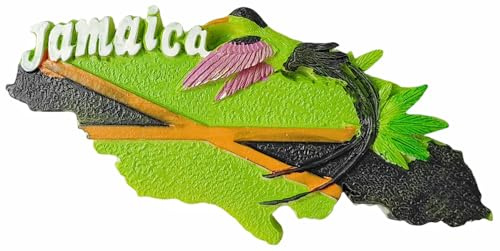 Jamaica Refrigerator Magnet Tourism Souvenir 3D Fridge Decoration Craft