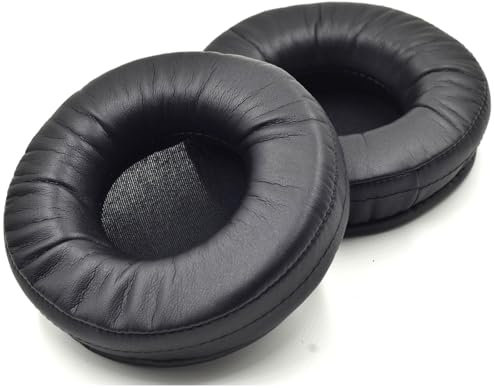 HD 250 Ohrpolster, Ersatz-Ohrpolster, kompatibel mit Sennheiser HD 250 HD 520 HD 530 HD 540 HD 560, Komfort-Protein-Leder, Geräuschisolierung, Memory-Schaum-Ohrpolster (schwarz)
