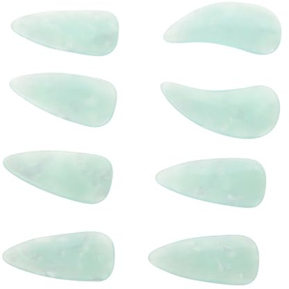 SHOWERORO Guzheng-fingerpicks 8 Stück Nagelschutz Für Zither Banjo-picks Zelluloid-fingerschutz Für Üben Und Auftreten Mittelgroß Hellgrün