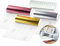 4 Rollen Smart Vinyl Permanent für Cricut Explore 3/Maker 3, Smart Adhesive Vinyl Permanent 33x100cm Metallic Chrom Gold Silber Roségold Transferfolie Vinylfolie zum DIY Fenster Tassen Autos Banner