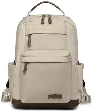 Miss Lulu Sac à dos pour femme pour ordinateur portable de 13 pouces, Sac à dos imperméable pour les études, le travail et les voyages