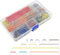 840 Stück Breadboard Steckbrücken Jumper Wire, Elektronik Steckbrett Steckbrücken Drahtbrücken Set, Jumper Kabel Drähte Kit Male zu Male 14 Verschiedene Längen Sortiert mit Kunststoffbox