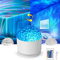 LED Sternenhimmel Projektor Kinder,Nachtlicht Nordlicht Projektor mit Fernbedienung,Wiederaufladbarer Polarlicht Lampe,Ocean Lamp Aurora Light,Luxocean Lampe Galaxy Projector,Skylight Projector