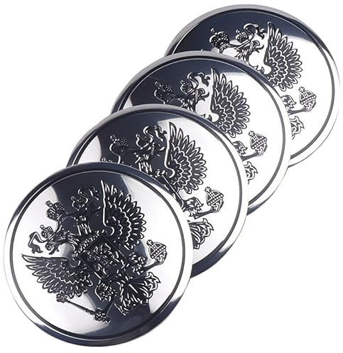 Auto Emblem Nabendeckel Aufkleber Russland Russia Sticker Россия Radkappe 56mm Emblem Adler