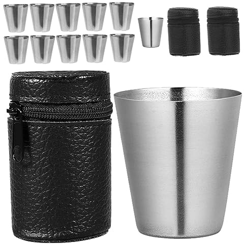 BESPORTBLE 3ensembles Verres à Vin pour Camping Gobelets Portables Set de Verres à Bière pour Extérieur Usage Quotidien et Voyages