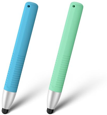 Stylus Pen for Touch Screens, 2 Pack Kid-Friendly Tablet Pen for Universal Touch Screen Compatible with Kindle, Kids Samrt Watch, iPad Pro/Mini/Air, iPhone, Easy Grip Durable & Safe