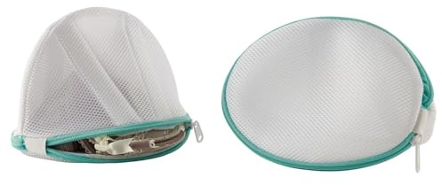 Bra Protector Washing Cases – Pack of 2 Fine mesh wash bags protect wired bras fits up to GG cup