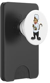 Monkey Cook Bowl Cooking PopSockets PopWallet for MagSafe