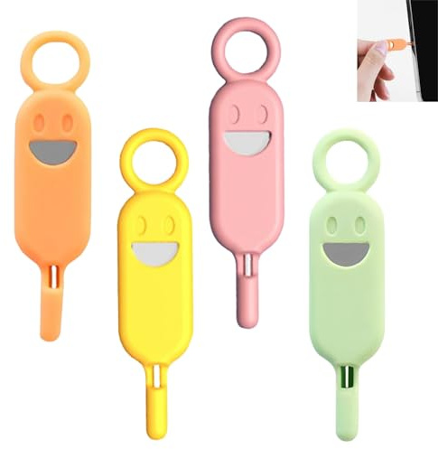 Zwenjuan Extractor de Tarjeta SIM,4 Piezas Pin de Expulsión,Bandeja de Tarjeta Sim,Abridor de Bandeja SIM Compatible Smartphones,Herramienta de extracción de Tarjetas SIM