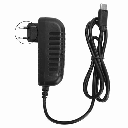 ANGGREK Adaptateur Secteur Type C 5V 3A pour 4B avec Câble Long Sortie Stable Alimentation DC Prise UE 100-240V Compatible 4