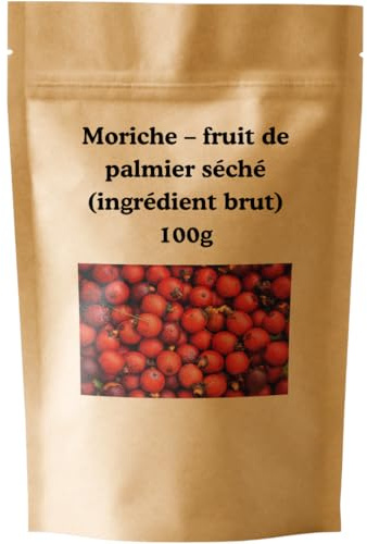 Aguaje – fruit de palmier séché (ingrédient brut) 100g | Moriche | Buriti | Poudre