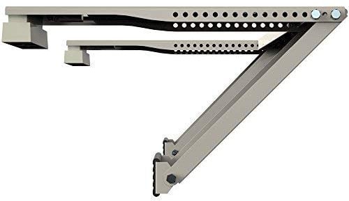 ALPINE HARDWARE Universal Window Air Conditioner Bracket - Heavy-Duty Window Ac Support - Support Air Conditioner Up To 180 Lbs. - For 12000 Btu Ac To 24000 Btu Ac Units (Heavy Duty)