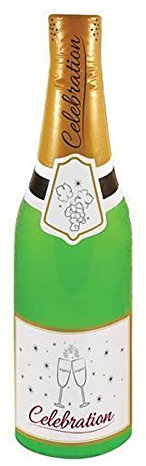 DIGITAL SPOT Inflatable Champagne Celebration Bottle 73cm Fancy Dress Hen Party Accessory One Size