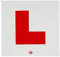 1 L Plate Motorcycle Scooter Car Lorry Van Learner Sticker L Plate 1X Stick On