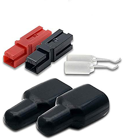 MASO 45AMP Anderson Connectors Stecker mit Gummistiefelmanschetten Anderson Strommast 600V 10 PCS(5 Paare)