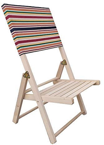 LIBEROSHOPPING.eu - LA TUA CASA IN UN CLICK Silla reclinable de mar/Piscina 42x77 cm en Madera Maciza: 1/2/4 Piezas