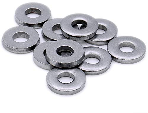 M8 (8 mm) flache Unterlegscheibe (strapazierfähig) – Edelstahl (A2) (10 Stück)