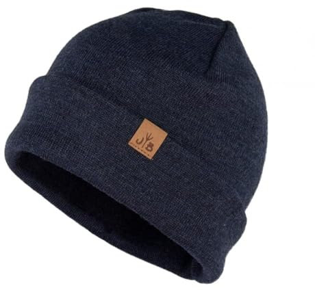 Jumping Bird Beanie für Damen und Herren - Beanie Mütze Golm, Einheitsgröße, Dunkelblau
