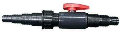 PondXpert Inline Pond Hose Connector with Flow Regulator Valve Garden Koi