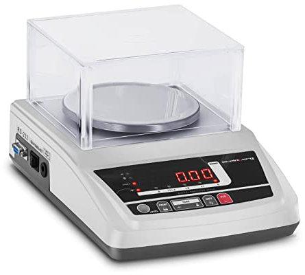 Steinberg Systems SBS-LW-300E Präzisionswaage 0,05-300 g Windschutz Genauigkeit 0,01 g digital Wiegefläche Ø 13 cm Feinwaage Briefwaage