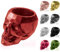 CONCRETTE 5907699078127 Pot de Fleurs Rouge métallisé Ø 11-21 x 15 x 15 cm
