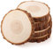 Rodajas de Madera Diámetro 15-16 cm 6pcs Fuyit Troncos Madera Decoracion Apto para Pirograbador de Madera, Pintura