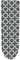 Vinsani Modern Extra Large Universal Fit Ironing Board Cover Multi Fit New Foam Back Padding 100% Cotton Easy Fit, 140 x 52 cm, Made in EU – Grey Cross (Iron Board not Included)