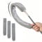 Microfiber Duster for Gap Cleaning, Adjustable Long Handle Mop Washable & Flexible, Including 3 Cloth Cover and 1 Pole, Extendable Duster for Sofa Bedroom Kitchen