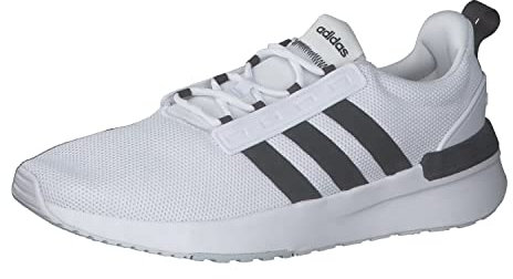 adidas Herren Racer TR21 Running Shoe, Cloud White Carbon Core Black, 44 2/3 EU