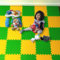 Puzzelmatten für Babys und Kinder - Spielmatte Puzzlematte Baby -18 Eva TLG (30x30x1cm) Schaumstoff-Bodenfliesen - Krabbelmatten Spielteppich Schutzmatten - Fitnessraum Yogamatten