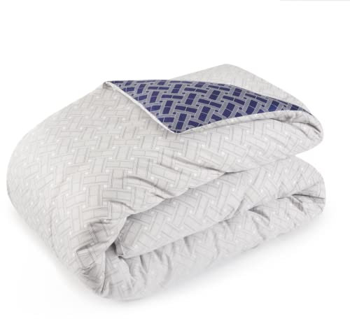 TOMMY HILFIGER Bettwäsche-Garnitur Flag Canning Farbe Grey Größe 155x220cm+80x80