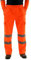 Herren Arbeitshose Reflektierend Hosen Warnschutzhose Gelb Orange Drawstring Reflektionsstreifen Nachtlauf Jogginghose Multi-Pocket Sicherheitshose Arbeitskleidung Rangerhose (Orange, L)