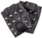 Wicked Costumes Biker-/Punk-Handschuhe mit Nieten