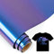 IModeur 5Ft Chamäleon Plotterfolie Textil Blau nach Violett - 30,5 x 152,5 cm Flexfolie Plotter Textil für Cricut Maker, Silhouette, Textilfolie Plotter für Kleidung, Mützen, Hosen, andere Stoffe