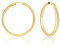 Mary & Jules große Creolen Gold aus 925 Sterling Silber vergoldet, goldene Ohrringe Damen aus recyceltem Silber, Damen Ohrringe Gold, Echtschmuck Ohrstecker für Frauen und Mädchen, Made in Germany