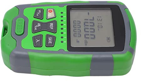 Optical Fiber Power Meter, Rechargeable Battery Quick Response ‑70~+10dbm Optic Cable Tester for Maintenance (50MW)