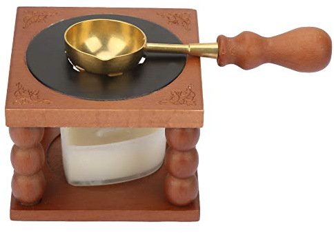 Wachs-Siegel-Ofen-Set Im Europäischen Stil Vintage-Siegellack-Ofen-Werkzeug Zum Schmelzen von Wachssiegel-Sticks oder Siegelwachs-Perlen