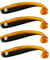 ZANDERKANT - Angelköder - Gummifische - Mega Kauli - 2 Packungen je 2 Stück - Nachtschatten - 16cm - Greifer 6/0 - schwimmend