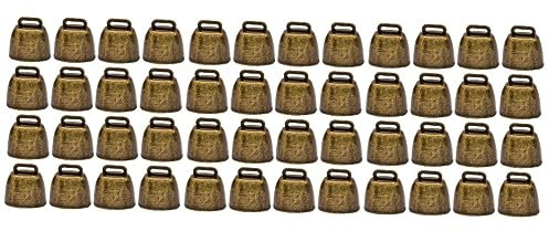 ABOOFAN 48 STK Rinder- Und Schafglocken Pferd Schaf Eisenglocken Tierische Glocke Bauernhof Glocke Weihnachtsglockendekorationen Glöckchen Rinderglocken Kuhglocke Rinder Und Schafe Ziege