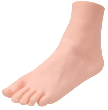 Art de pratique de la réflexologie plantaire: faux pied réaliste pour accessoires de film de manucure et massage