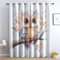 SZLYZM Eule Vorhänge, Verdunklungsvorhänge mit Muster Cartoon, Vorhang Blickdicht mit Ösen, Gardinen für Wohnzimmer Schlafzimmer Kinderzimmer Deko 2er Set - 137x117 (H X B) (W1-&58)