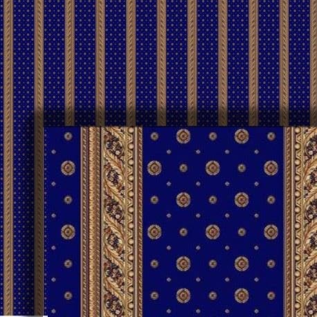 Melody Jane Dolls House Wallpaper Victorian Floral Stripe 1/2 inch 1:24 Miniature Print 595