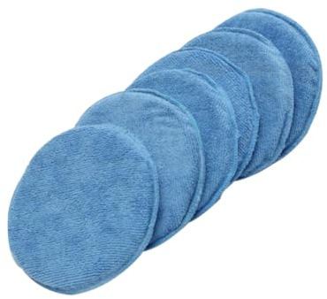 FELTECHELECTR 6 Pièces 5 Bloc d'éponge de Voiture éponge pour Le Lavage de Voiture éponge de Nettoyage de Voiture éponges de beauté Cirage Bleu éponge de Cire de Voiture Auto Bloc éponge